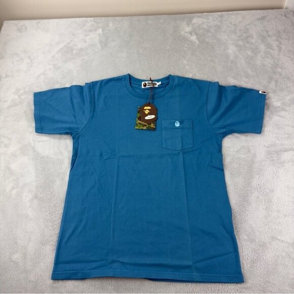 Bape A Bathing Ape NWT Men's Size Medium One Point Pocket Overdye T-shirt - Picture 1 of 16